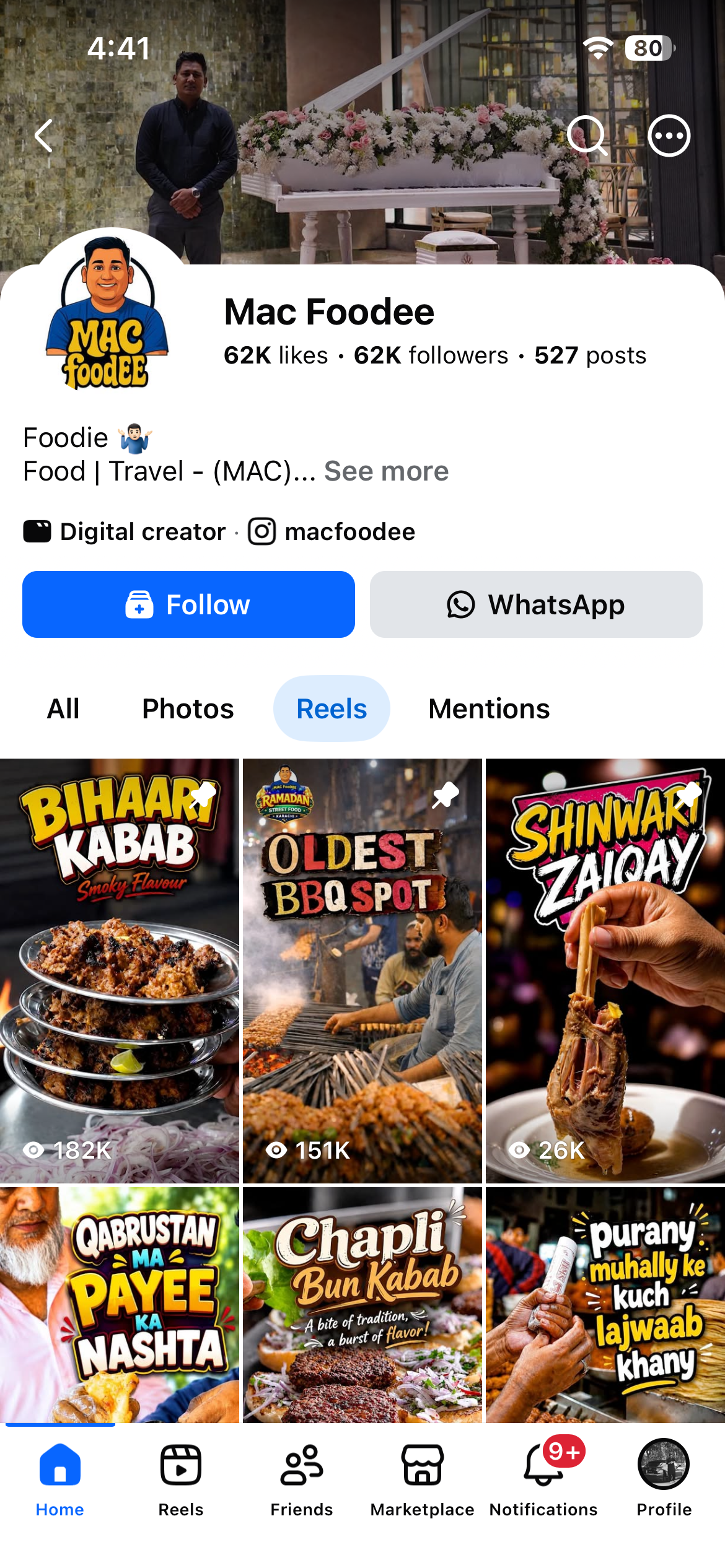 MAC Foodee flagship food reel