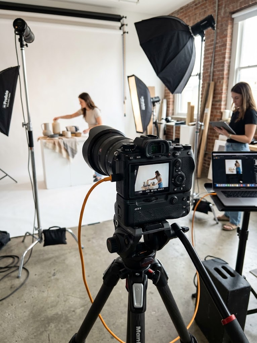 Video production shoot